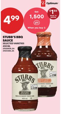 STUBB'S BBQ SAUCE, 450 ML