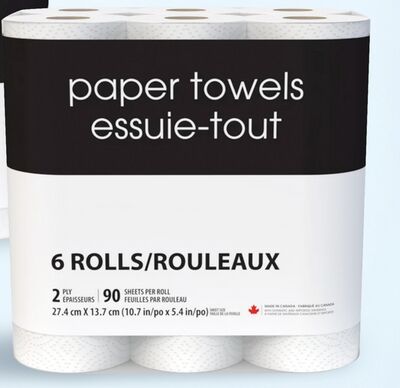 Black & White bathroom tissue or paper towel