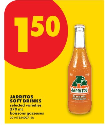 JARRITOS SOFT DRINKS, 370 mL