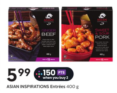 ASIAN INSPIRATIONS Entrées