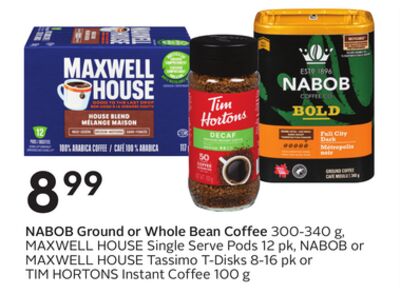 Ground or Whole Bean Coffee