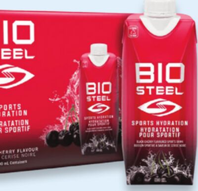 BioSteel hydration drink 12-pack