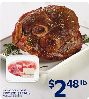 Picnic pork roast