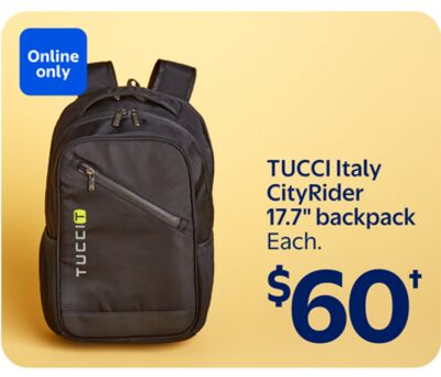 TUCCI Italy CityRider 17.7" backpack