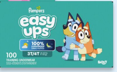 Pampers Easy Ups giant pack training pants