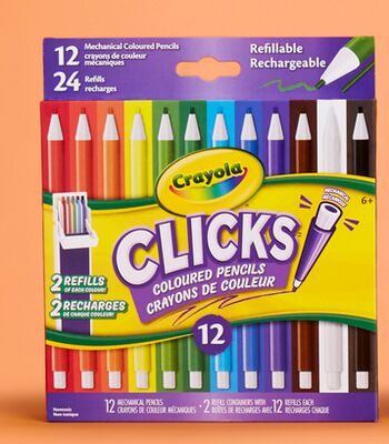 Crayola Clicks mechanical coloured pencils