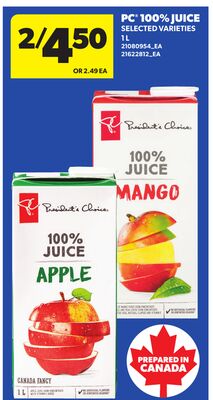 PC® 100% JUICE, 1 L