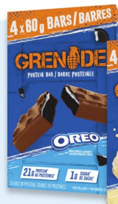 Grenade protein bars