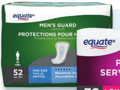 Equate incontinence underwear for men and women