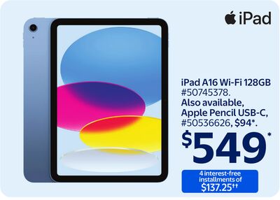 iPad A16 Wi-Fi 128 GB