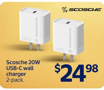 Scosche 20W USB-C wall charger