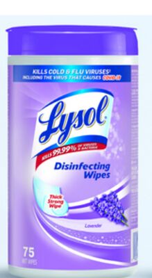 Lysol disinfecting wipes