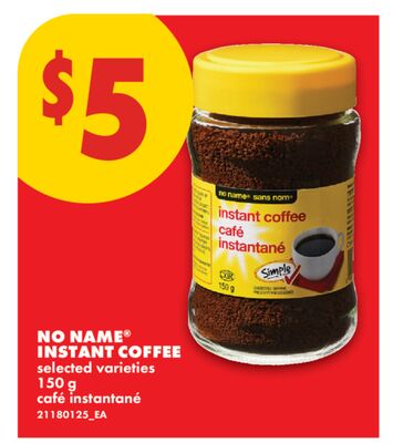 NO NAME® INSTANT COFFEE, 150 G