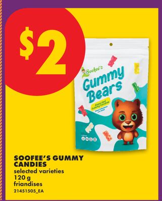 SOOFEE'S GUMMY CANDIES, 120 G