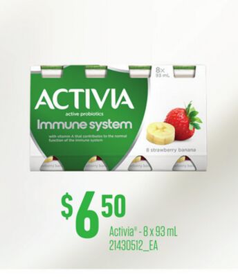 ACTIVIA - 8 x 93 mL