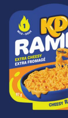 Kraft Dinner cheesy ramen