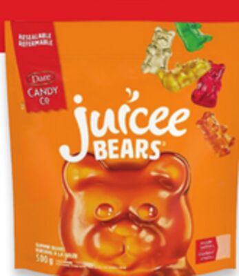 Dare JUICEE Bears or beans fruit-flavoured snacks