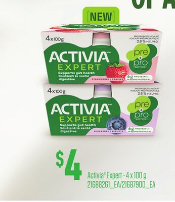ACTIVIA EXPERT, 4x100g