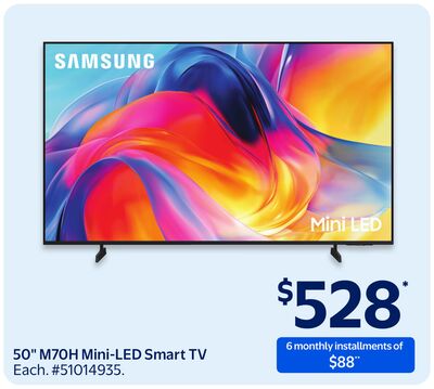 Samsung 50" M70H Mini-LED Smart TV