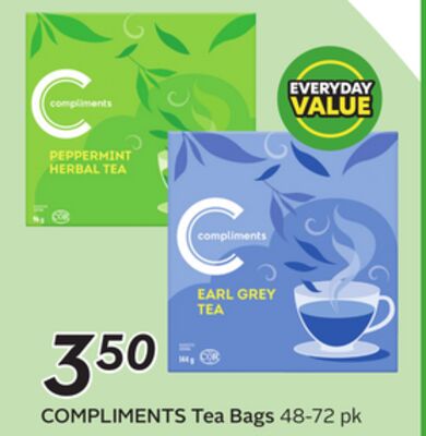 COMPLIMENTS Tea Bags