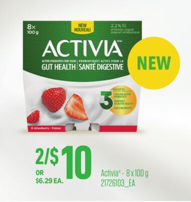 ACTIVIA, 8 x 100 g
