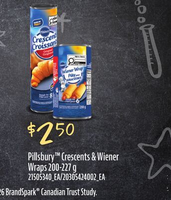 PILLSBURY™ CRESCENTS & WIENER WRAPS, 200-227 g
