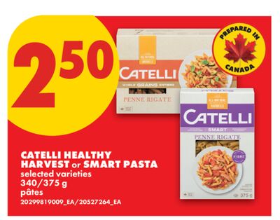 CATELLI HEALTHY HARVEST or SMART PASTA, 340/375 G