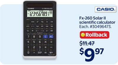 Casio FX 260 Solar II Scientific Calculator