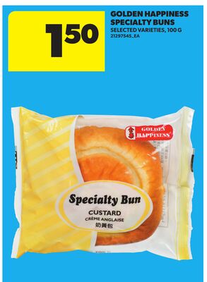GOLDEN HAPPINESS SPECIALTY BUNS, 100 G