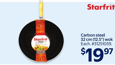 Starfrit Carbon steel 32 cm (12.5") wok