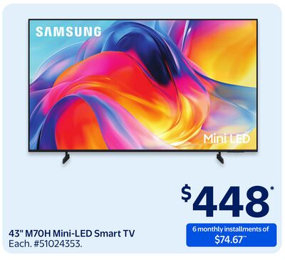 43" M70H Mini-LED Smart TV