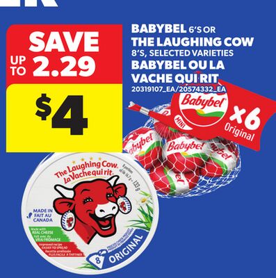 BABYBEL 6'S OR THE LAUGHING COW 8'S