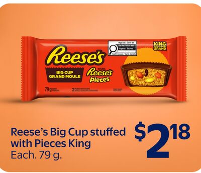 Reese's Big Cup stuffed with Pieces King