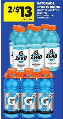 GATORADE SPORTS DRINK, 6X591 ML