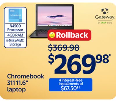 Chromebook 311 11.6" laptop