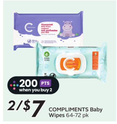 COMPLIMENTS Baby Wipes