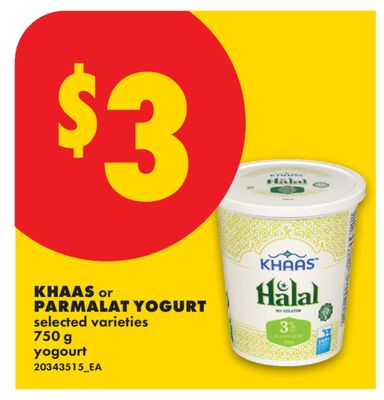 KHAAS OR PARMALAT YOGURT, 750 G