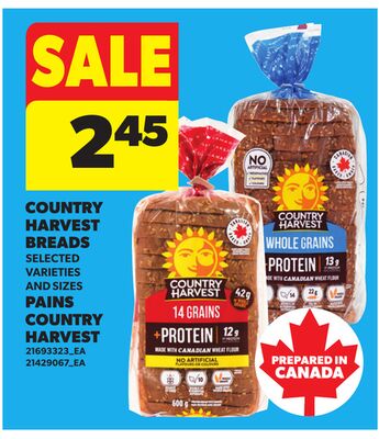 COUNTRY HARVEST BREADS