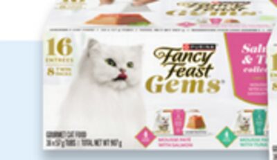 Fancy Feast Gems mousse pâté wet cat food variety pack