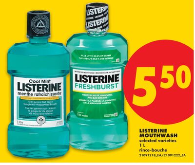 LISTERINE MOUTHWASH, 1 L