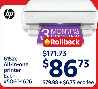 Hp 6152e All-in-one printer