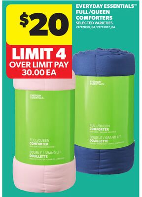 EVERYDAY ESSENTIALS™ FULL/QUEEN COMFORTERS