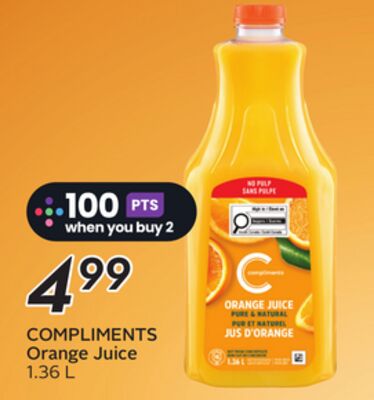 COMPLIMENTS Orange Juice