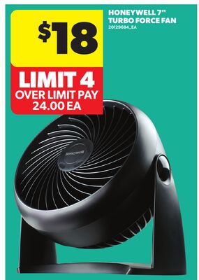 HONEYWELL 7" TURBO FORCE FAN