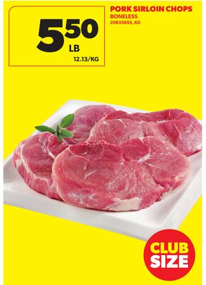 PORK SIRLOIN CHOPS