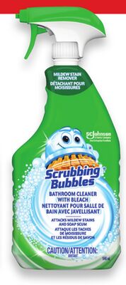 Scrubbing Bubbles multi-purpose or bathroom cleaners