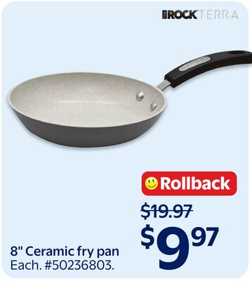 THE ROCK 8" Ceramic fry pan