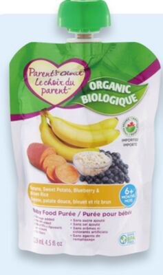 Parent's Choice 100% organic pouches