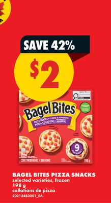 BAGEL BITES PIZZA SNACKS, 198 g