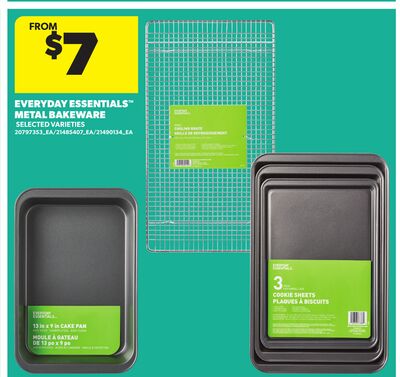 EVERYDAY ESSENTIALS™ METAL BAKEWARE